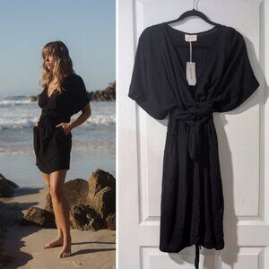 Hazel & Folk | Melody Mini Dress In Black